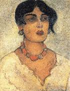 Diego Rivera Portrait of a girl oil painting artist